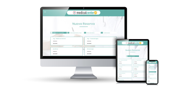 Demo de reservas online para el sector de clínica médica